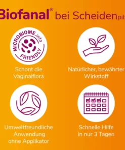 Biofanal bei Scheidenpilz 100 000 I.E. Vaginaltabletten 12 Stück