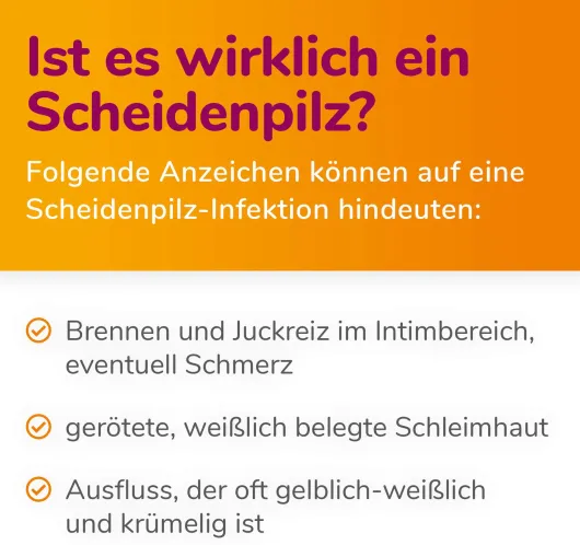 Biofanal bei Scheidenpilz 100 000 I.E. 6 Vaginaltabletten