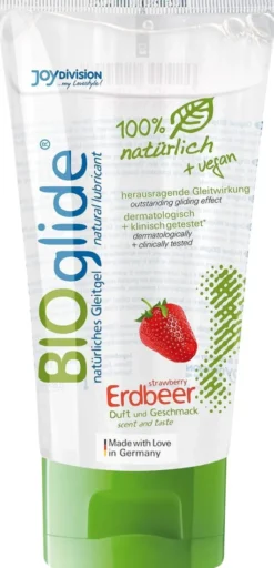 Bioglide Erdbeer 80 ml Gel 100 % Bio