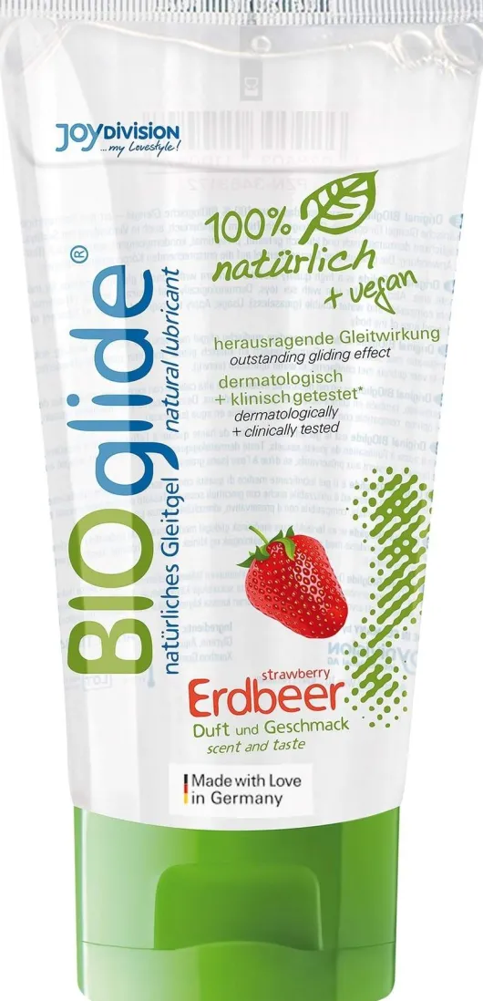 Bioglide Erdbeer 80 ml Gel 100 % Bio