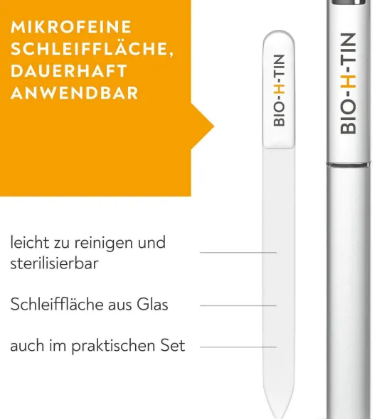 Bio-H-Tin Glas Nagelfeile