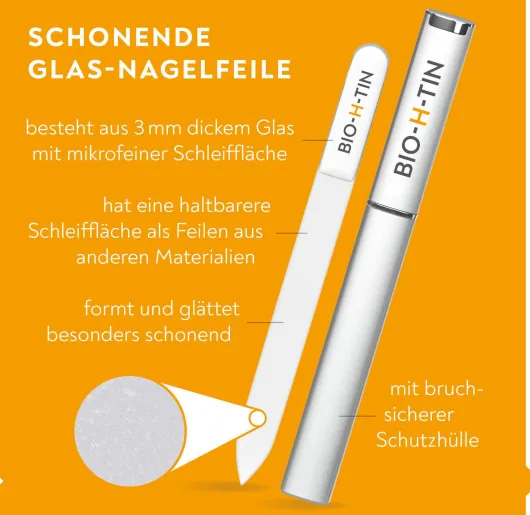 Bio-H-Tin Glas Nagelfeile