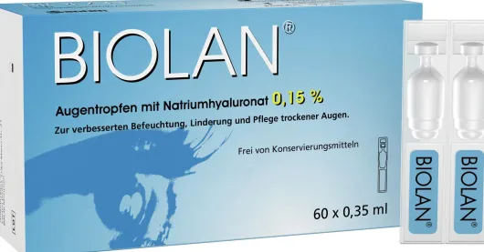 Biolan Augentropfen Einzeldosispipetten 60x0.35 Ml...