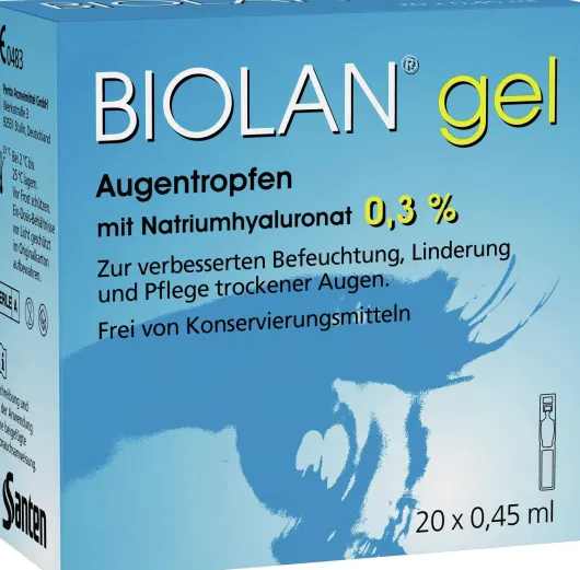Biolan Gel Augentropfen 20 X 0.45 ml Augentropfen