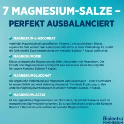 Biolectra Magnesium Komplex Balance 7 120 Kapseln