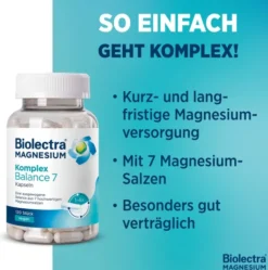 Biolectra Magnesium Komplex Balance 7 120 Kapseln