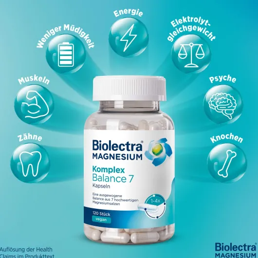 Biolectra Magnesium Komplex Balance 7 120 Kapseln