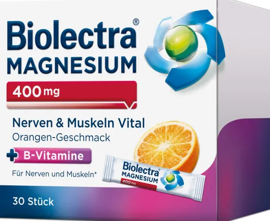 Biolectra Magnesium 400 mg Nerven & Muskeln Vital 30 Beutel