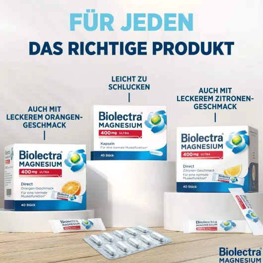Biolectra Magnesium 400 mg Nerven & Muskeln Vital 30 Beutel