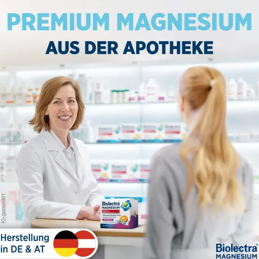 Biolectra Magnesium 400 mg Nerven & Muskeln Vital 30 Beutel