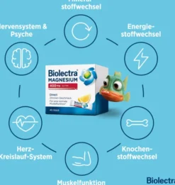 Biolectra Magnesium 400 mg ultra Direct Zitronengeschmack 40 Pellets