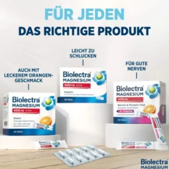 Biolectra Magnesium 400 mg Ultra Direct Zitronengeschmack 20...