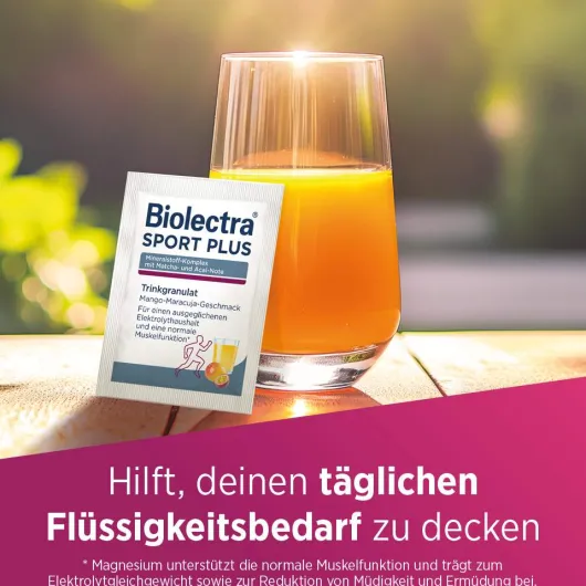 Biolectra Sport plus 20 x 7,5 g Trinkgranulat