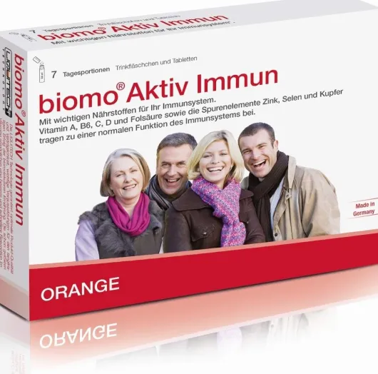 Biomo Aktiv Immun Trinkfläschchen und Tabletten 7 Tagesportionen