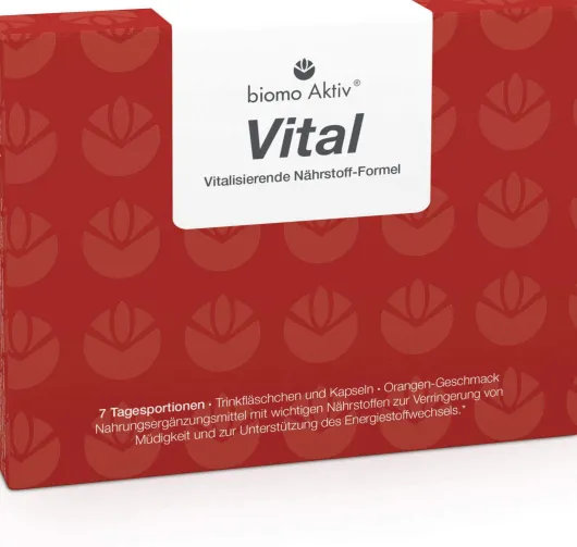 Biomo Aktiv Vital Trinkflaschen 7-Tagesportionen