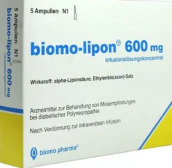 Biomo Lipon 600 mg 5 Ampullen