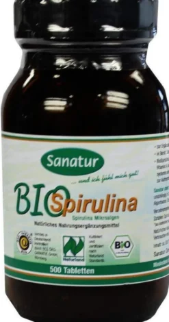 Biospirulina Aus Ökologischer Aquakultur Tabletten 500 Tabletten