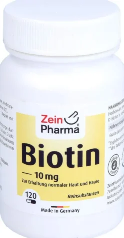 Biotin 10 mg Hochdosiert 120 Kapseln