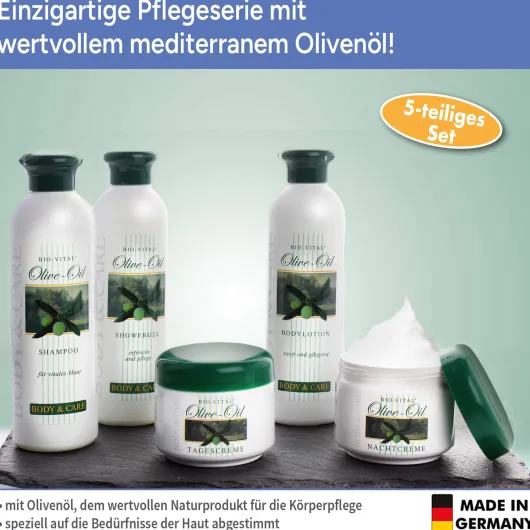 Bio-Vital Pflegeset Olivenöl 5-teilig