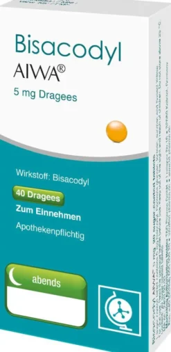 Bisacodyl Aiwa 5 mg 40 Dragees