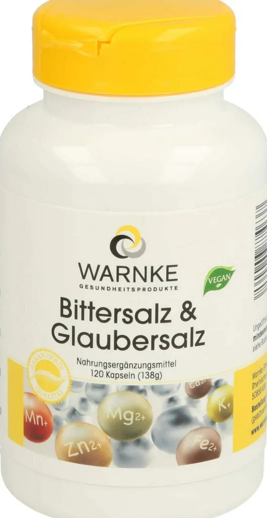Bittersalz & Glaubersalz 120 Kapseln