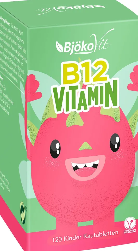 Bjökovit Vitamin B12 Kautabletten Für Kinder Drachenfrucht 120...