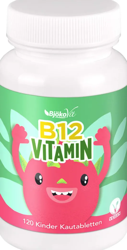 Bjökovit Vitamin B12 Kautabletten Für Kinder Drachenfrucht 120...