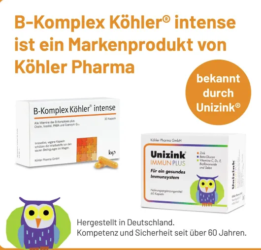 B-Komplex Köhler Intense 30 Kapseln