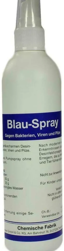 Blau-Spray vet. Gegen Bakterien, Viren und Pilze 200 ml Spray