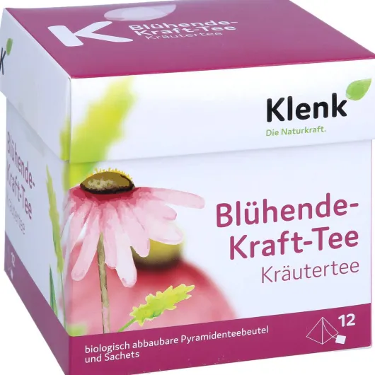Blühende - Kraft - Tee 12 Pyramidenbeutel