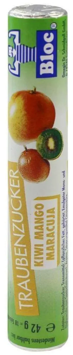 Bloc Traubenzucker Kiwi-Mango-Maracuja