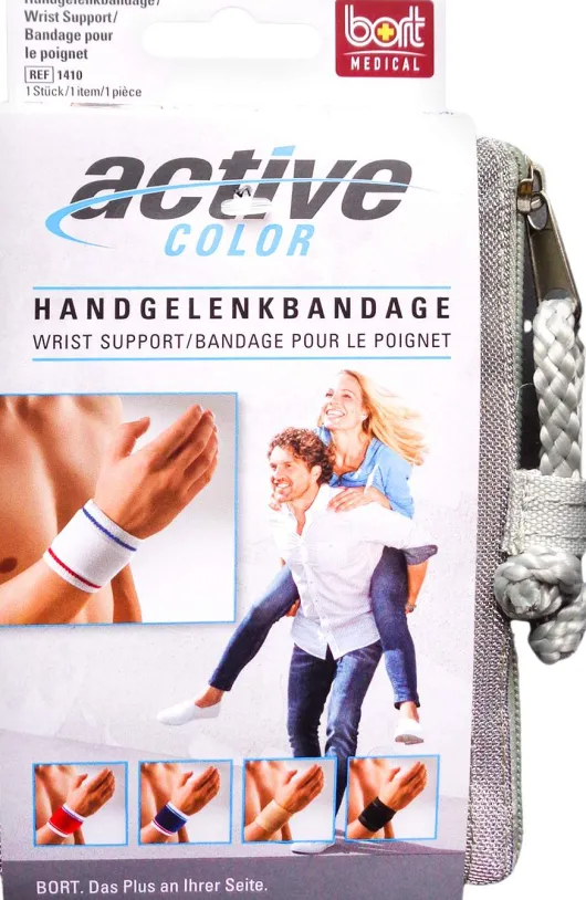 Bort Activecolor Handgelenkbandage Large Schwarz 1 Stück
