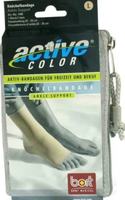 Bort Activecolor 1 Knöchelbandage Large Hautfarben