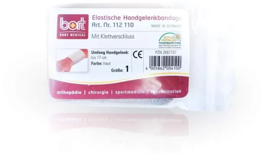 Bort Handgelenkbandage Gr.1 Haut Mit Klettverschluss