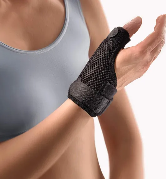 Bort Soft Daumenschiene Lang Large Schwarz