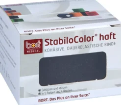 Bort Stabilocolor Haft Binde 4 cm Schwarz 1 Stück