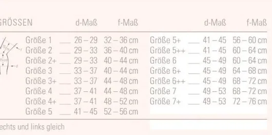 Bort Stabilogen Knieb.Haftband Kurz Gr.7+ Silber