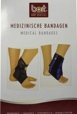 Bort Talofx Bandage Large Links Schwarz