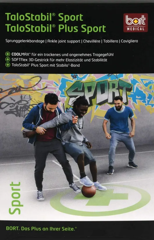 Bort Talostabil Sport Sprunggel.Band.Xxl Schwarz-G