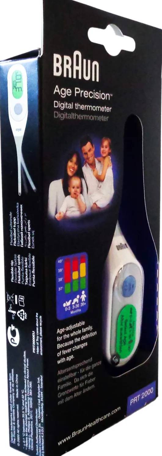 Braun Thermometer Digital Ageprecision Prt 2000 1 Stück
