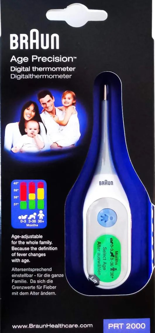 Braun Thermometer Digital Ageprecision Prt 2000 1 Stück