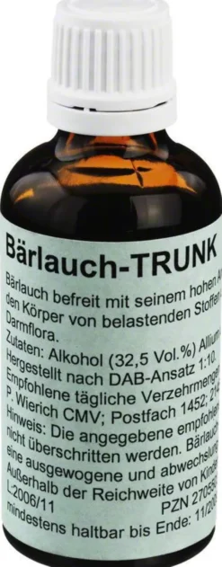 Bärlauch Trunk Tropfen