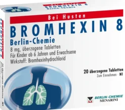 Bromhexin 8 Berlin Chemie 20 Dragees