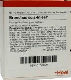 Bronchus Suis-Injeel N1 10 Ampullen zu 1,1 ml