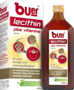 Buer Lecithin Plus Vitamine 500 ml Flüssig