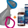Bundle Inhalationstopf Premium mit 2 Soft-Aufsätzen + Japanisches Heilöl Medibond 30 ml
