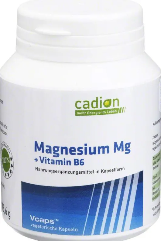 Cadion Magnesium und B6 90 Kapseln