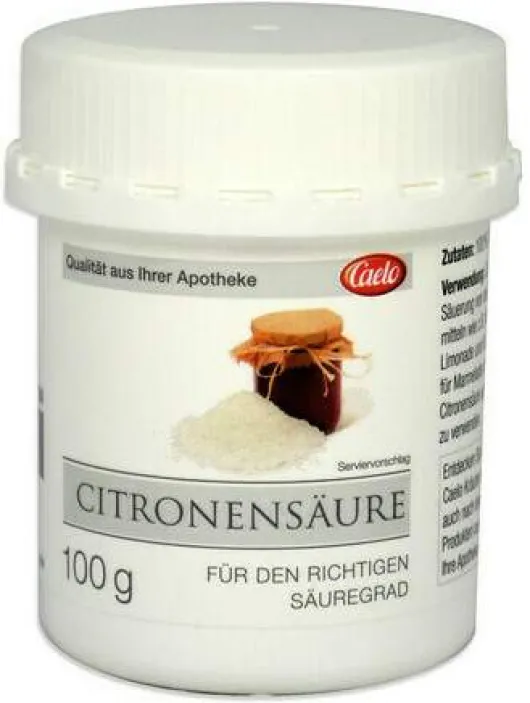 Caelo Citronensäure Für Lebensmittel Hv Packung 100 G