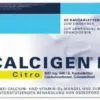 Calcigen D Citro 600 mg und 400 I.E. 50 Kautabletten