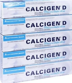 Calcigen D 600 mg und 400 I.E. Brausetabletten 100 Stück
